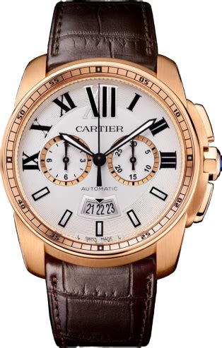 cartier calibre chronograph replica